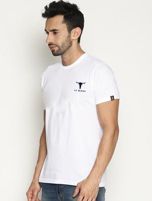 white solid cotton t-shirt - 17028440 - Standard Image - 2