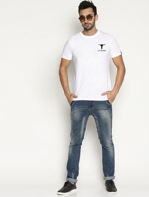 white solid cotton t-shirt - 17028440 - Standard Image - 5
