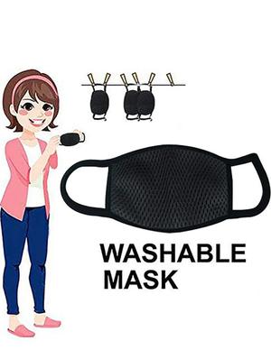 favon anti pollution washable and air filter masks (pack of 3) - 17028477 - Standard Image - 3