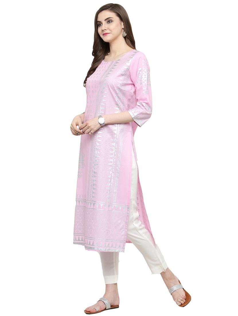 pastel straight kurta - 17028568 - Zoom Image - 2