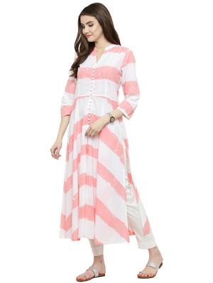 offwhite cotton straight kurta - 17028664 - Standard Image - 2