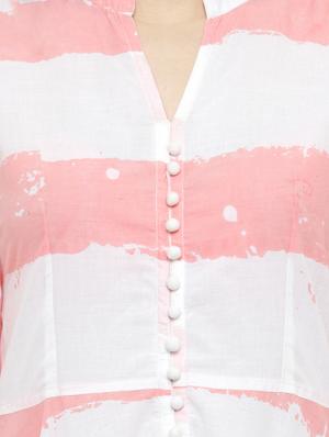 offwhite cotton straight kurta - 17028664 - Standard Image - 5