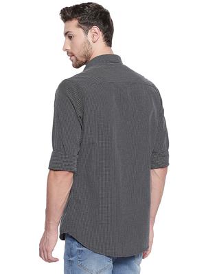 blue cotton casual shirt - 17028971 - Standard Image - 3