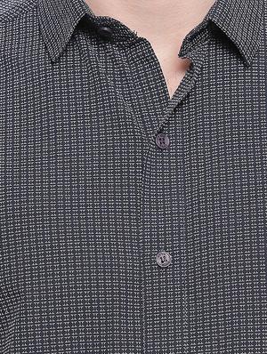 blue cotton casual shirt - 17028971 - Standard Image - 5