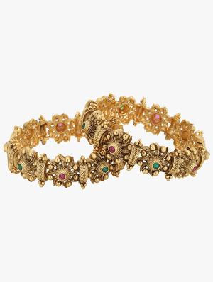 gold plated bangles - 17028992 - Standard Image - 2