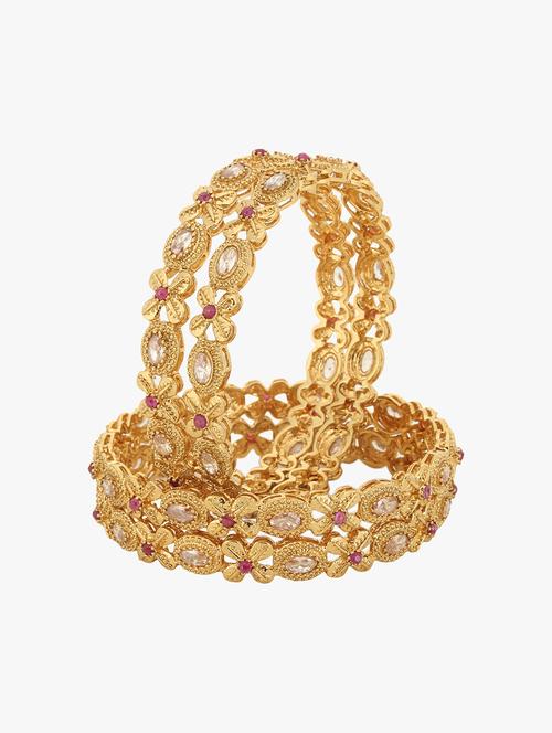 gold plated bangles - 17029003 - Standard Image - 1