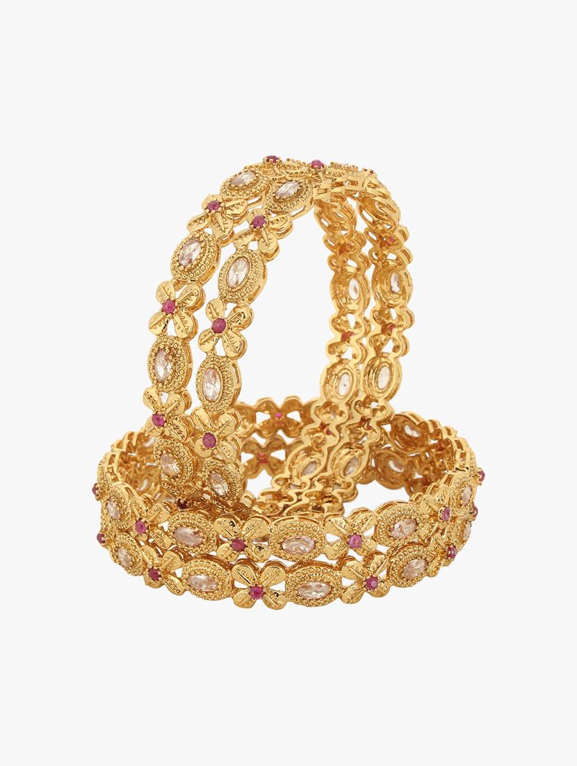 gold plated bangles - 17029003 - Zoom Image - 1