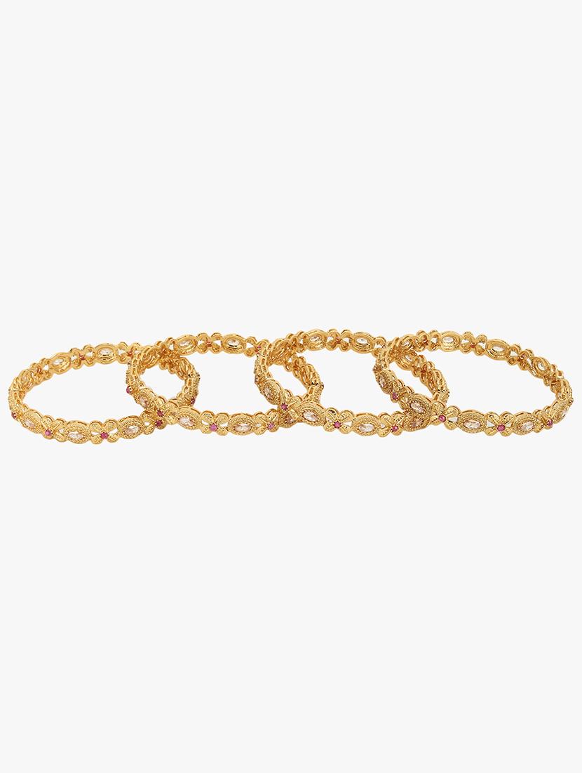 gold plated bangles - 17029003 - Zoom Image - 3