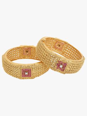 gold plated bangles - 17029005 - Standard Image - 2