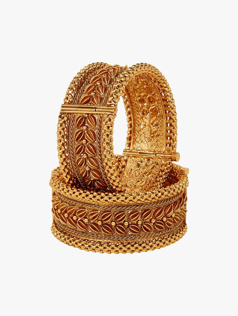gold plated bangles - 17029746 - Zoom Image - 2