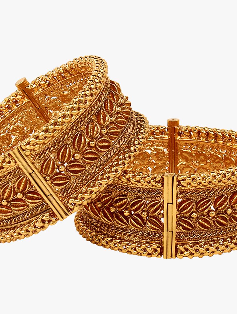 gold plated bangles - 17029746 - Zoom Image - 4