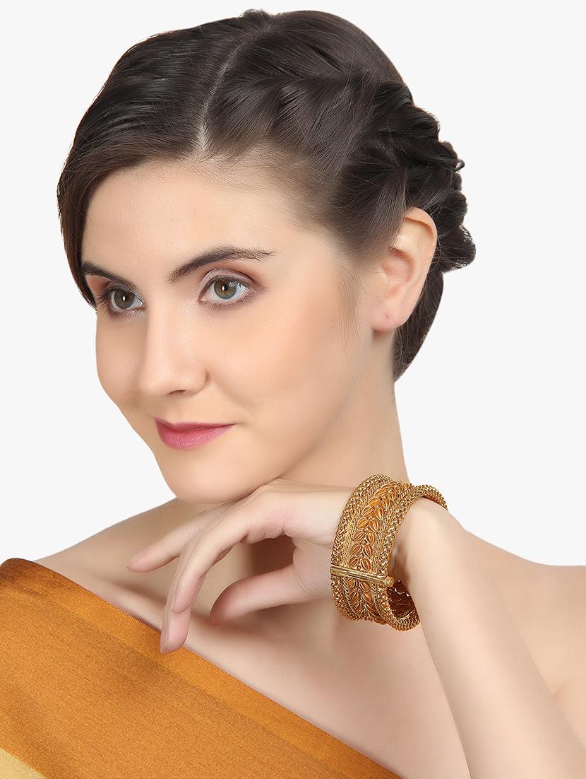 gold plated bangles - 17029746 - Zoom Image - 5