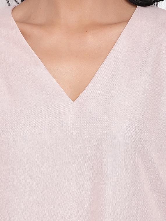 v neck a-line dress - 17030060 - Zoom Image - 5