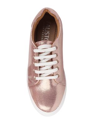 pink lace-up sneakers - 17030459 - Standard Image - 3
