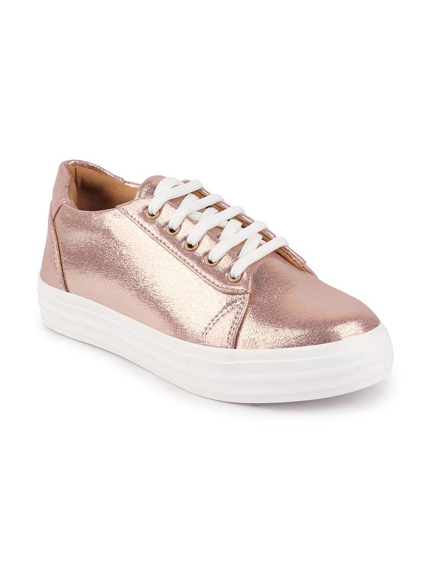 pink lace-up sneakers - 17030459 - Zoom Image - 1