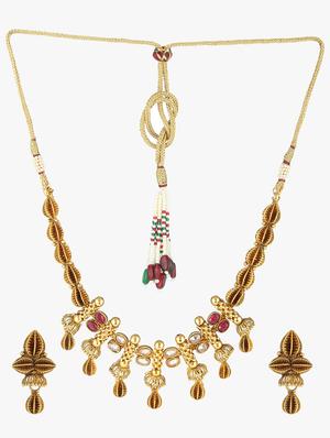 gold plated chain necklace - 17030580 - Standard Image - 2