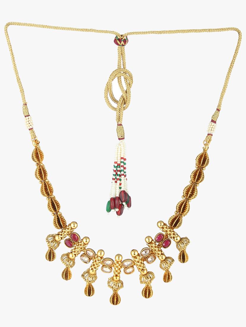 gold plated chain necklace - 17030580 - Zoom Image - 3