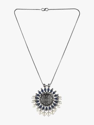 silver plated chain necklace - 17030592 - Standard Image - 3