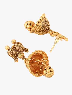 gold plated long necklace - 17030598 - Standard Image - 6