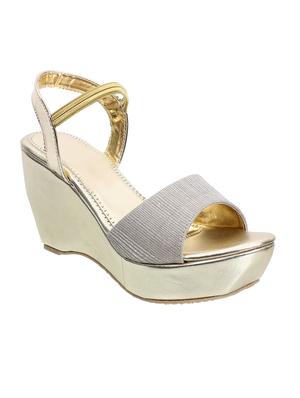 gold back strap wedges - 17031539 - Standard Image - 2