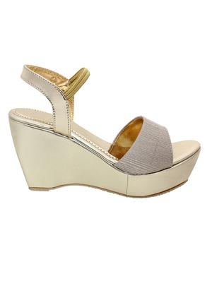 gold back strap wedges - 17031539 - Standard Image - 3