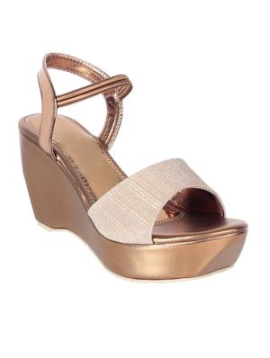 gold back strap wedges - 17031542 - Standard Image - 2