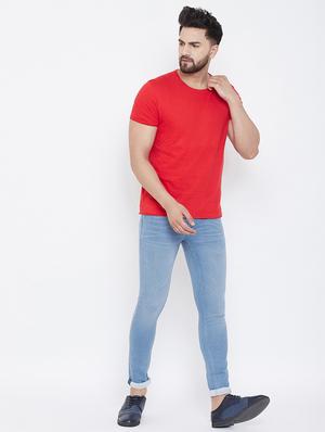 blue denim washed jeans - 17031572 - Standard Image - 4