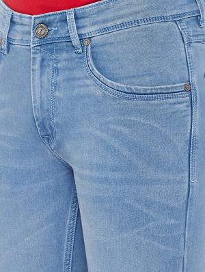 blue denim washed jeans - 17031572 - Standard Image - 5