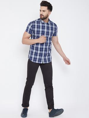 black solid chinos - 17031579 - Standard Image - 4