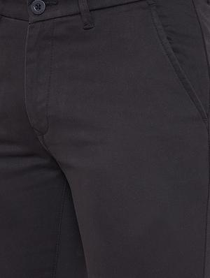 black solid chinos - 17031579 - Standard Image - 5