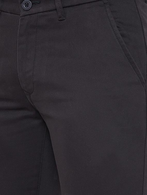 black solid chinos - 17031579 - Zoom Image - 5