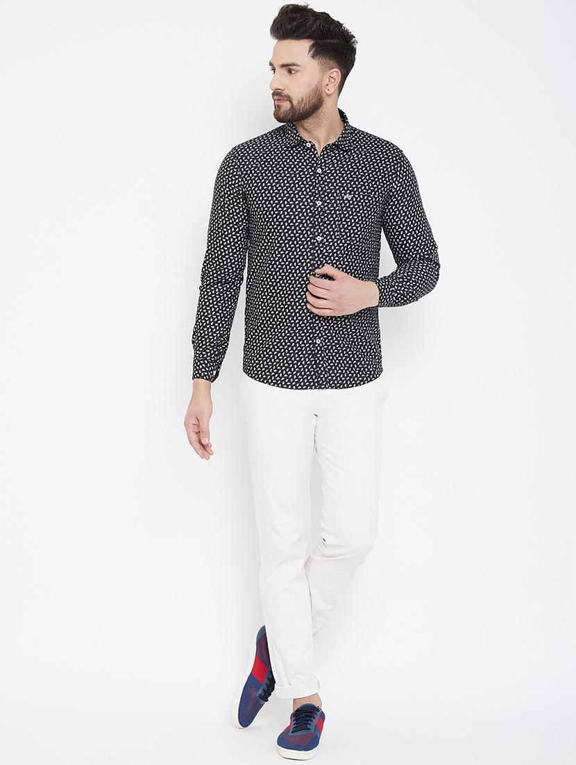 black printed casual shirt - 17031608 - Zoom Image - 5
