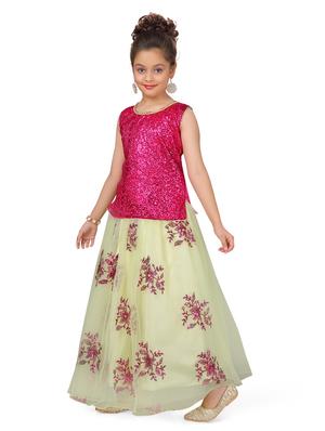 pink silk blend lehnga choli - 17032019 - Standard Image - 2
