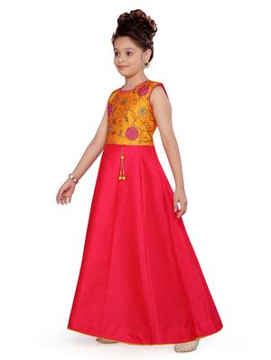 red silk blend party gown - 17032035 - Standard Image - 2