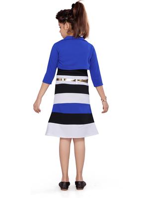 blue cotton frock - 17032039 - Standard Image - 3