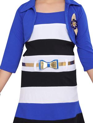blue cotton frock - 17032039 - Standard Image - 4