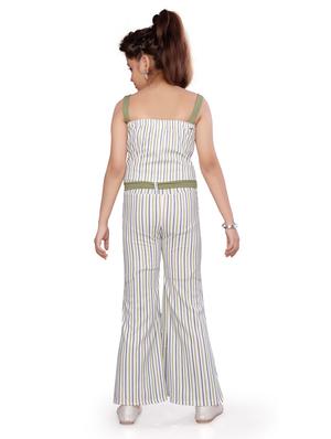 green cotton party gown - 17032067 - Standard Image - 3