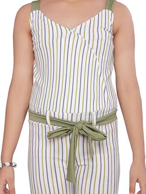 green cotton party gown - 17032067 - Standard Image - 4