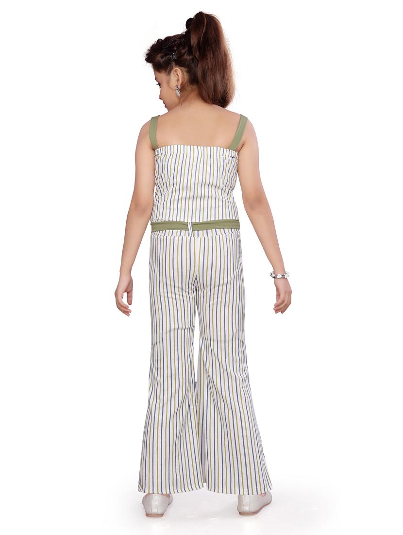 green cotton party gown - 17032067 - Zoom Image - 3