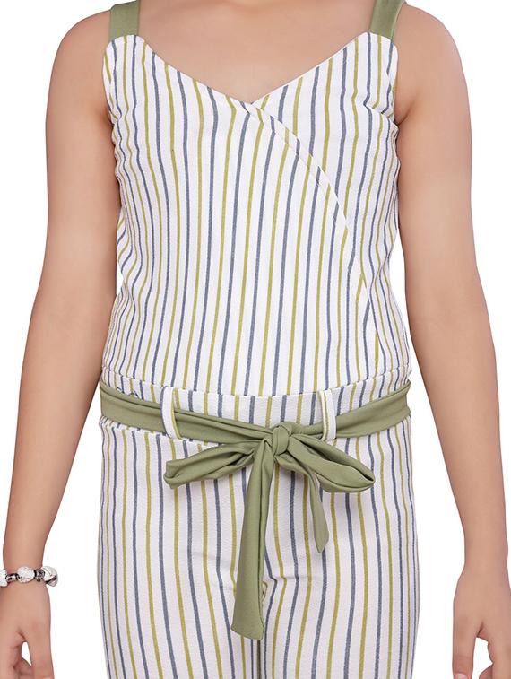 green cotton party gown - 17032067 - Zoom Image - 4