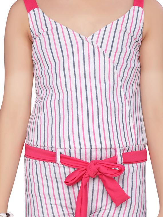 pink cotton party gown - 17032068 - Zoom Image - 4