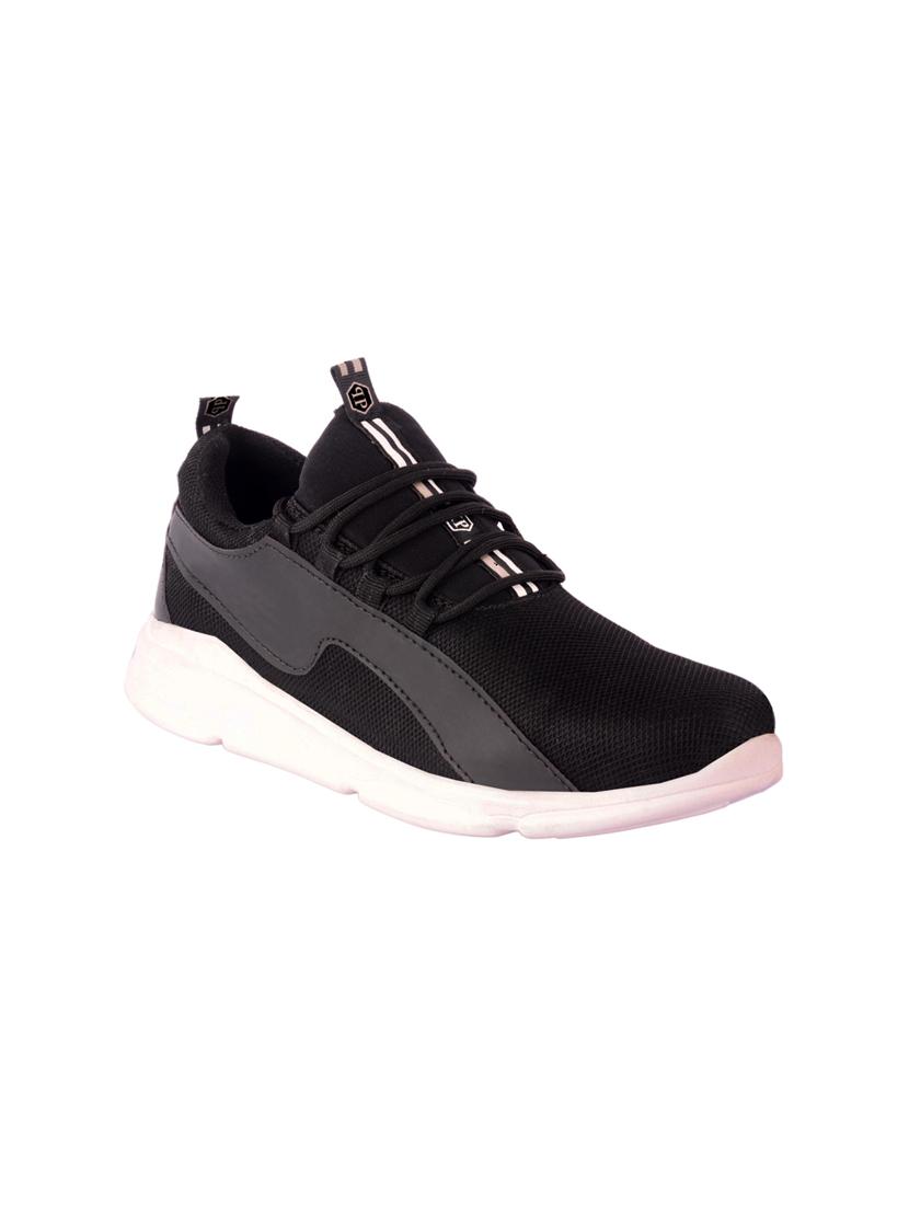 black lace up sport shoes - 17032110 - Zoom Image - 1