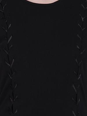 round neck flared dress - 17033859 - Standard Image - 6
