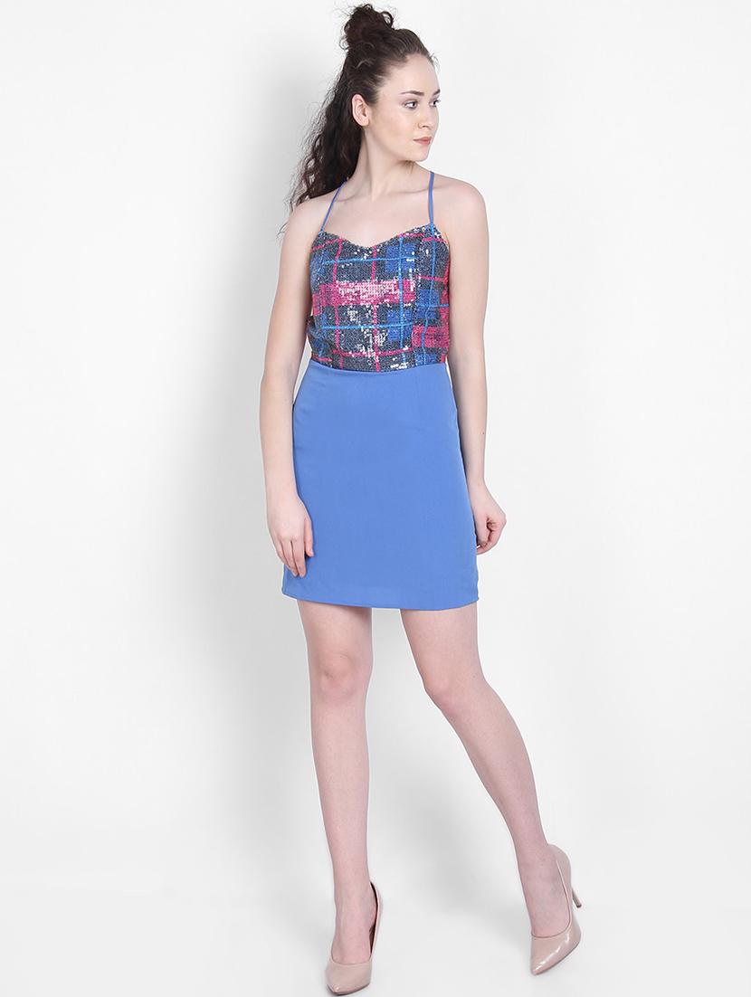 sequin detail party dress - 17033875 - Zoom Image - 4