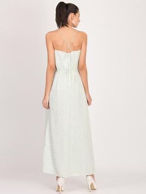 cami neck printed maxi dress - 17033937 - Standard Image - 3