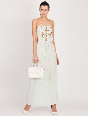 cami neck printed maxi dress - 17033937 - Standard Image - 4