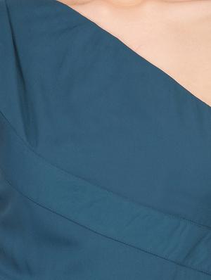 single shoulder asymmetric dress - 17033950 - Standard Image - 6