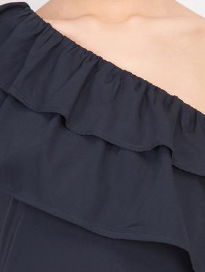 single shoulder maxi dress - 17033954 - Standard Image - 6