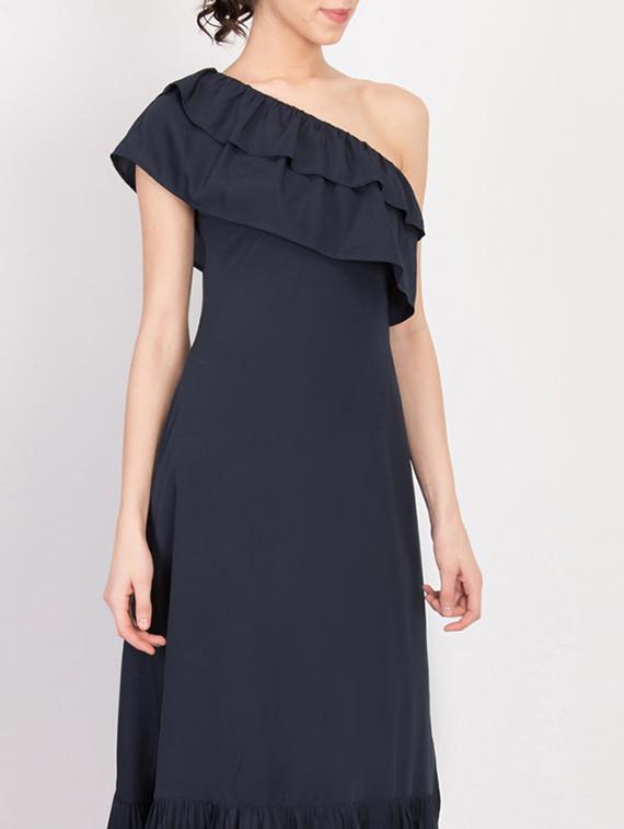 single shoulder maxi dress - 17033954 - Zoom Image - 5