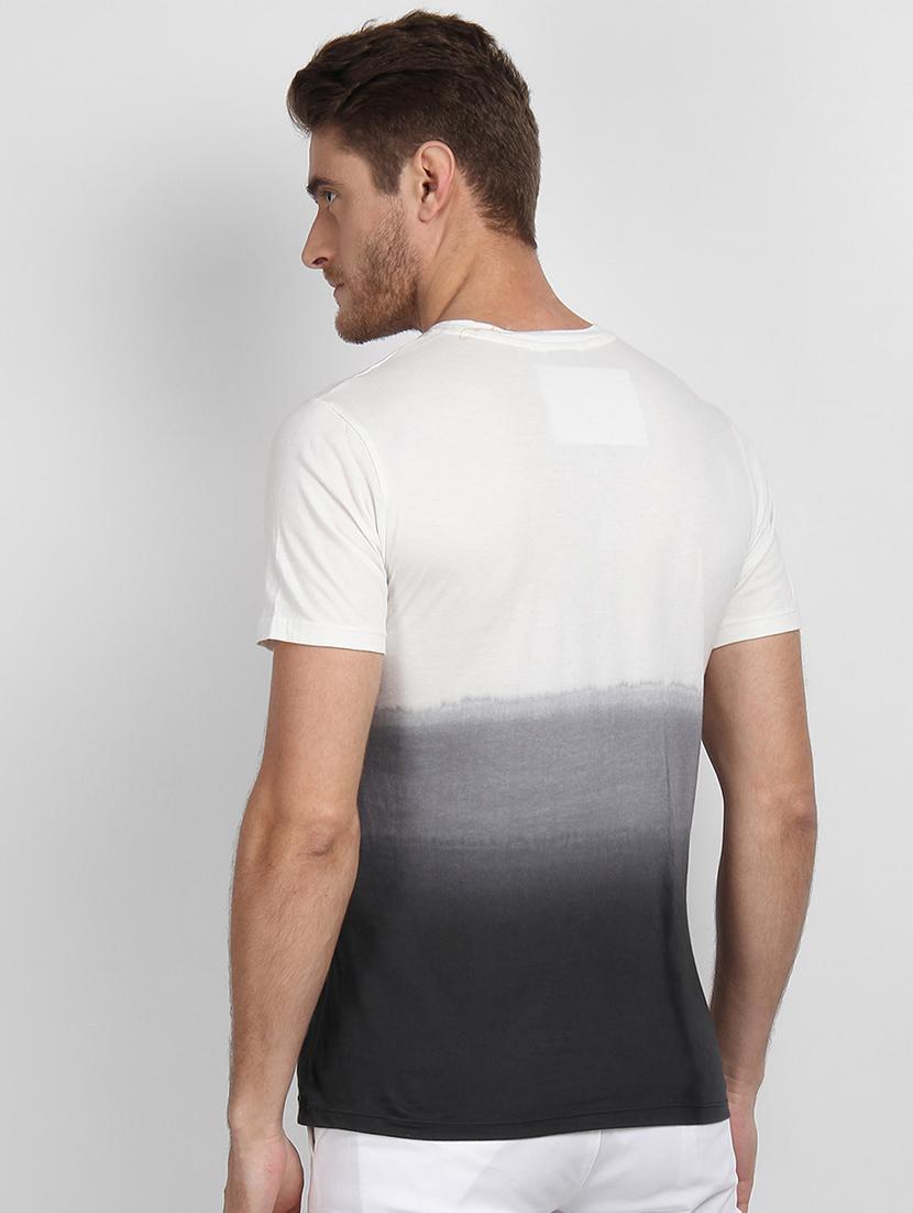 white ombre pocket tshirt - 17034076 - Zoom Image - 3